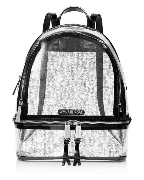 michael kors rucksack damen grau|michael kors clear backpack.